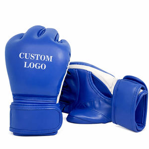Gants de boxe MMA en cuir véritable ou PU / Muay Thai Kick Boxing - Product Image 1
