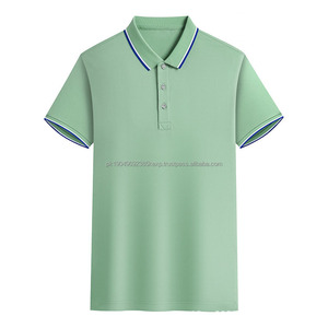 Camisetas Polo Personalizadas con Logotipo Bordado, Diseño de Ropa de Trabajo de Manga Corta para Verano, Publicidad Cultural - Product Image 4