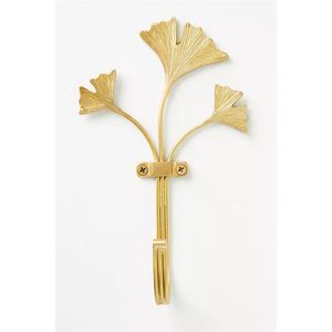 Decorative Daisy Flower Wall <b>Hook</b> Gold Iron Coat Hanger Metal Wall Mounted Towel <b>Hook</b> for Home Hotel Nursery Entryway Decor Set - Product Image 3