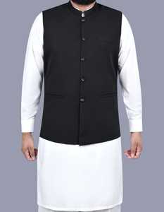 Hot Selling Afghani Party & Wedding Waistcoat for Men's Low MOQ Handmade Elegant Design Men Sleeveless Waist <b>Coat</b> Vests Adults - Product Image 2