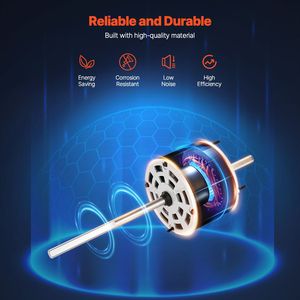 Condensateur de moteur de climatiseur Coleman Mach RV 1/3HP AC115V 3A 1675 RPM, pièce de rechange pour Fasc - Product Image 3