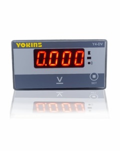 โยวคินส์ Y4-DV เครื่องวัดแรงดันไฟฟ้ากระแสตรงแบบดิจิตอล 0-50V จอแสดงผล 4 หลัก ระบบเฟสเดียว ความแม่นยำระดับ 1.0 ขนาด 96x48 มม. พร้อมการรับประกัน 1 ปี - Product Image 1