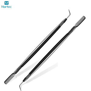 ซัพพลายเออร์คุณภาพดี ที่จับกันลื่นรุ่นใหม่ล่าสุด สีดำด้าน ด้ามจับแบบ Ergonomic สองด้าน พร้อมหวี สำหรับยกขนตา - Product Image 3