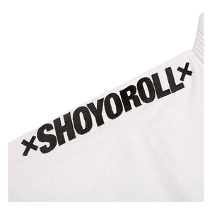 Kimono de Jiu-Jitsu Shoyoroll RVCA professionnel le plus vendu, coupe compétition, logo personnalisé, 450 GSM, tissage perlé, pour entraînement - Product Image 3