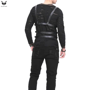 Wholesale Manufacturer Women Fetish Club Wear Adjustable Buckle PU Leather Harness Waist Belt <b>Thigh</b> Chain Collar Set Sexy Ladies - Product Image 2