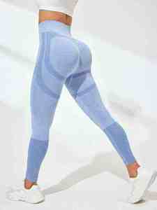 Leggings de yoga à entrejambe élargi, flexibilité maximale, pantalon d'entraînement ergonomique - Product Image 5