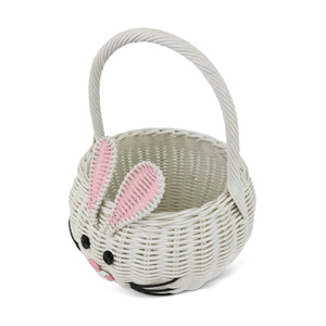 Awesome Rabbit Toy Storage <b>Basket</b> Books Storage Rattan Design Toddler Room Furniture Cute Animal Shaped Craft Wholesale - Product Image 2