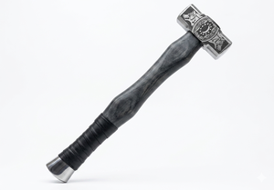 MS Enterprises Handcrafted Viking <b>Hammer</b> Engraved Carbon Steel Rectangle Face Anti-Slip Grip Machinist Roofing Industrial Grade - Product Image 4