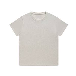 T-shirt pour homme en coton pur de luxe, coupe ample, couleur unie, antibactérien, 250 g, prix d'usine Chine Bangladesh, logo personnalisé OEM - Product Image 5