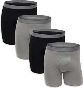 Calzoncillos Boxer Modernos para Hombre, Tela Flexible, Acabado Suave, Cintura Ajustable, Ajuste Relajado, Ropa de Uso Diario, Oferta de Proveedor - Product Image 1