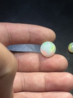 Opale d'Éthiopie naturelle non traitée, qualité supérieure, taille cabochon, 5,60 carats, pierre précieuse en vrac, certifiée IGI, jeu de couleurs multi-feu, Sadiya