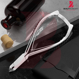 Cortacutículas Profesional de Alta Resistencia con Funda de Cuero, Cortacutículas de Acero Inoxidable con Doble Resorte de Alta Tensión - Product Image 3