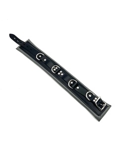 ปลอกคอหนังบุนวมพร้อมสายจูง STEEL IRISCO INDUSTRY รุ่น SI-221 - อุปกรณ์ BDSM - Product Image 5