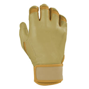 ถุงมือตีซอฟต์บอลและเบสบอลแบบสั้น ยี่ห้อ OEM สำหรับมืออาชีพ ผลิตจากหนัง Cabretta นุ่มพิเศษ สำหรับผู้ใหญ่ ลดราคา - Product Image 4