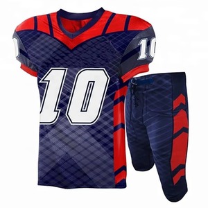 ชุดยูนิฟอร์มอเมริกันฟุตบอลดีไซน์เฉพาะ ปรับแต่งได้ ผลิตจากโพลีเอสเตอร์ คุณภาพสูง ขายส่ง ผลิตในปากีสถาน - Product Image 1