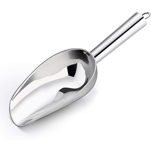 Cuchara para Hielo de Metal, Colección Elegante para Catering, Cuchara para Hielo de Metal Moderna, Accesorio de Bar, Diseño Reutilizable de Acero Inoxidable - Product Image 2