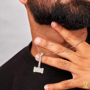 Designer Tool Jewelry Pendant With Luxury Streetwear Hip Hop Style And Iced Out Finish - Product Image 3