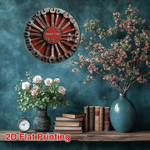 CIFbuy Couronne Métallique Ronde Vintage, Décoration d'Angle de Cuisine et de Coin Café, pour le Service de Retrait Temu sur TikTok - Product Image 4