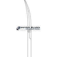 Ciseaux de dissection en acier inoxydable Jameson BSC1177 pour ensembles d'instruments chirurgicaux