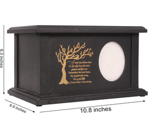 Urnas de Cremación de Madera Hechas a Mano al Estilo Americano, Urnas Funerarias Modernas para Adultos, Hombres y Mujeres - Product Image 2