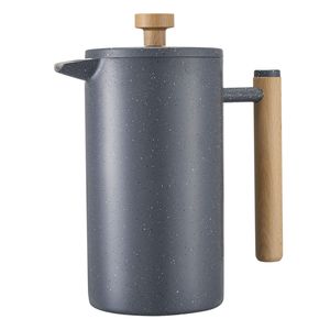1 litro in acciaio inox pressa francese caffettiera 34 once pressa da tè grande isolamento a doppia parete per la casa in campeggio per viaggi per - Product Image 1