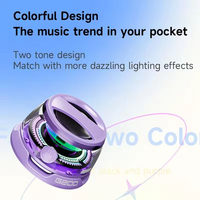 Mini Altavoz RGB, Dispositivo de Sonido para Entretenimiento de Mascotas, Juguete para Animales, Reproductor de Música, para Fiestas, Teléfono Móvil, Entrenamiento en Casa, Comodidad