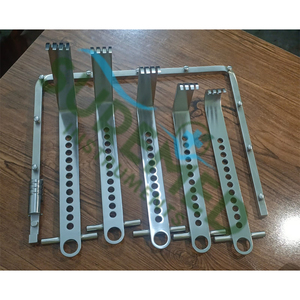 Écarteur de hanche auto-serrant avec cadre et lames standard, instrument chirurgical orthopédique en acier inoxydable - Product Image 6