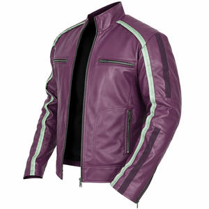 <b>SMART</b> SHINE ENTERPRISES <b>Men</b> Premium Genuine Leather <b>Jacket</b> Soft Comfortable Classic Casual Full Zip Durable Fashion Everyday - Product Image 3