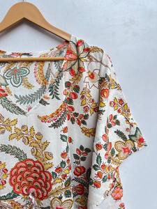 Cotton Kaftan Summer Nightwear Kaftan Knee Length Kaftan Beach Cover Sleepwear Maxi Dress Bikini Coverup Free Size Gifting - Product Image 6