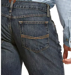 Jeans Rectos Transpirables de Tiro Bajo para Hombre 2023, Ajuste Regular, Denim, Estilo Urbano, Color Liso - Product Image 4