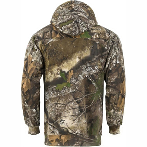 Sudadera con capucha personalizada 2026 con cremallera, estilo boxy, camuflaje de árbol, 100% algodón de alto gramaje, estampado DTG, camuflaje de árbol para caza, fabricante de ropa para agricultura - Product Image 2