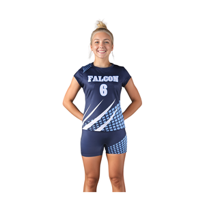 Tenue de volley-ball sublimée pour femmes Pro Beach, uniforme personnalisé pour volley-ball en salle, tenue de sport confortable et élastique pour la salle de sport - Product Image 1