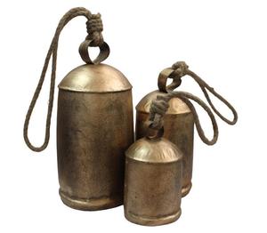 กระดิ่งลมทองเหลืองทรงปิรามิดพร้อมระฆัง งานฝีมือตกแต่งสไตล์ดั้งเดิม - Product Image 4
