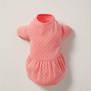 ODM Taiwan Organic Cotton Fish Tail Hem Elegant Cute Pet Dress - Product Image 6