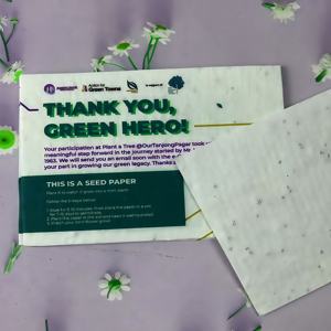 Étiquettes en papier de semences recyclées personnalisées pour produits artisanaux écologiques - Product Image 6