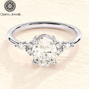 Bague de fiançailles pour femme Charm_Jewells en moissanite taille coussin, plaqué or 18 carats, sertissage classique à griffes, certifiée IGI, 3 grammes - Product Image 6