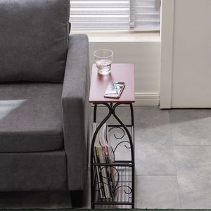 <b>Sofa</b> <b>Side</b> <b>Table</b> with Multifunctional Tissue Magazine Rack End <b>Table</b> for Bathroom & Interior RT - Product Image 3