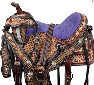 Silla de Montar Occidental de Nuevo Diseño 2026, Cómoda y de la Mejor Calidad, Hecha en Uttar Pradesh, de Cuero, la Mejor Oferta para Carreras de Caballos - Product Image 5