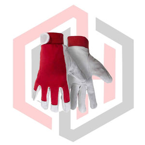 Guantes Mecánicos de Cuero Antivibración, Antideslizantes, Anticorte, Resistentes al Calor, con Puño de Punto, Guantes de Seguridad Personalizados - Product Image 2