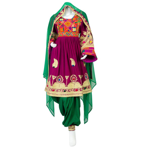 Hermoso Vestido Afgano Kutchi, Disponible en Todas las Tallas, Colores y Diseños, 100% Alta Calidad, Hecho en Pakistán, Precio al por Mayor - Product Image 2