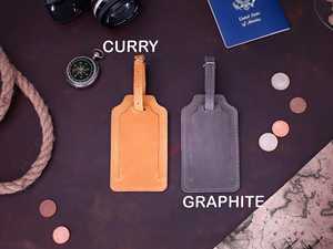 Full Grain Genuine Leather Luggage Tags Privacy Shield Travel Bag Tags Custom Suitcase <b>Name</b> <b>Labels</b> Gift LMP-0288 - Product Image 3