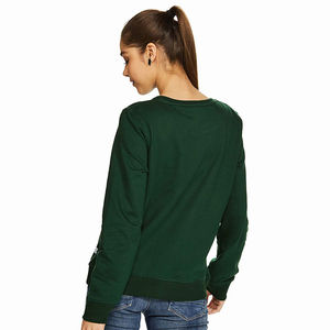 Sweat-shirts pour femmes, coupe classique, qualité supérieure, 100% coton molletonné, uni, chaud, style streetwear pour l'hiver, fournisseur de vêtements OEM - Product Image 3