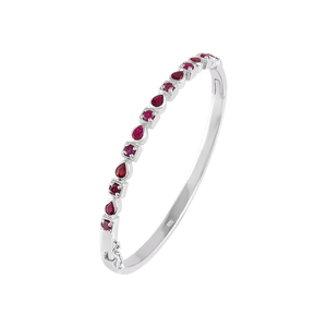 Bracelet en rubis en argent sterling 92,5 KLSB-20441 - Product Image 1