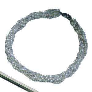 Collar de Perlas con Dije Súper Inmortal de Moda 2025, Collar de Clavícula de Diseño Único y Lujo Ligero para Mujer - Product Image 5