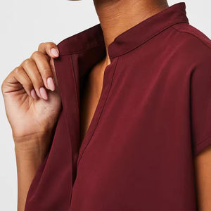 Customized Plus Size Hospital Uniforms Women Trending Casual Scrub <b>Set</b> for <b>Doctors</b> Scrub Nurse Washed for Spring Working Wear - Product Image 4