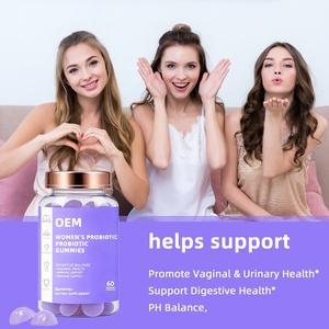 Nhà máy trực tiếp Womens Probiotics Gummies tiêu hóa cân bằng âm đạo sức khỏe miễn dịch hỗ trợ mềm nhai OEM ODM nhãn hiệu riêng - Product Image 2