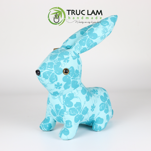 Nouveau modèle de jouets en peluche, lapin en tissu floral en coton, taille L, jouet animal pour enfants, 35 cm, différentes couleurs - Product Image 3