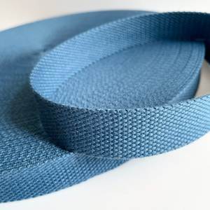 Sangles en coton biologique rayées à chevrons de haute qualité, écologiques, en gros, sangle plate haute ténacité 26 mm pour sacs et textiles de maison - Product Image 1