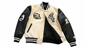 Wholesale Custom College Baseball Winter Varsity Jacket Unisex Chenille Patch Stand Collar Front Logo Casual Wool - Product Image 2