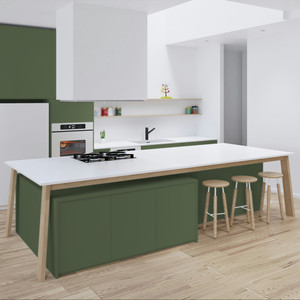 Ensemble complet d'îlots de cuisine sans cadre RTA sur mesure JY Project, les plus vendus, en MDF, vente en gros, usine du Vietnam - Product Image 6